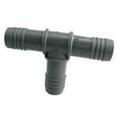 Boshart Industries 1 in. Boshart Hose Tee Pipe, Grey - Polyethylene 278549